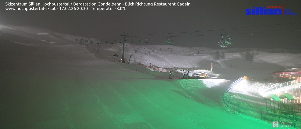 Archiv Foto Webcam Bergstation Gondelbahn in Sillian