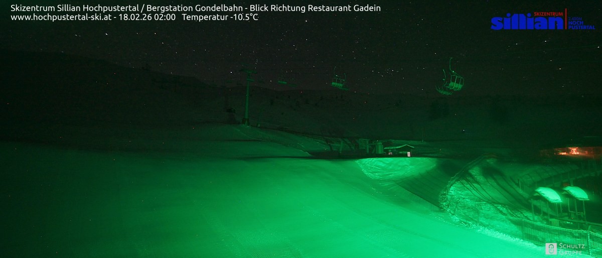 Archiv Foto Webcam Bergstation Gondelbahn in Sillian