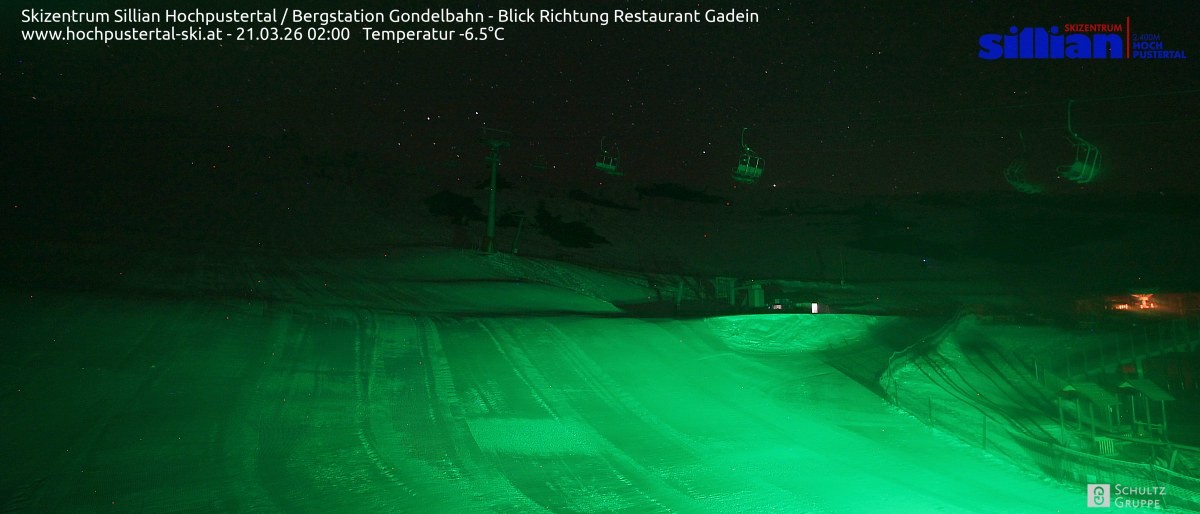 Archiv Foto Webcam Bergstation Gondelbahn in Sillian