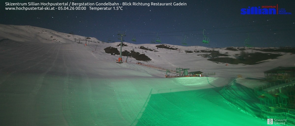 Archiv Foto Webcam Bergstation Gondelbahn in Sillian
