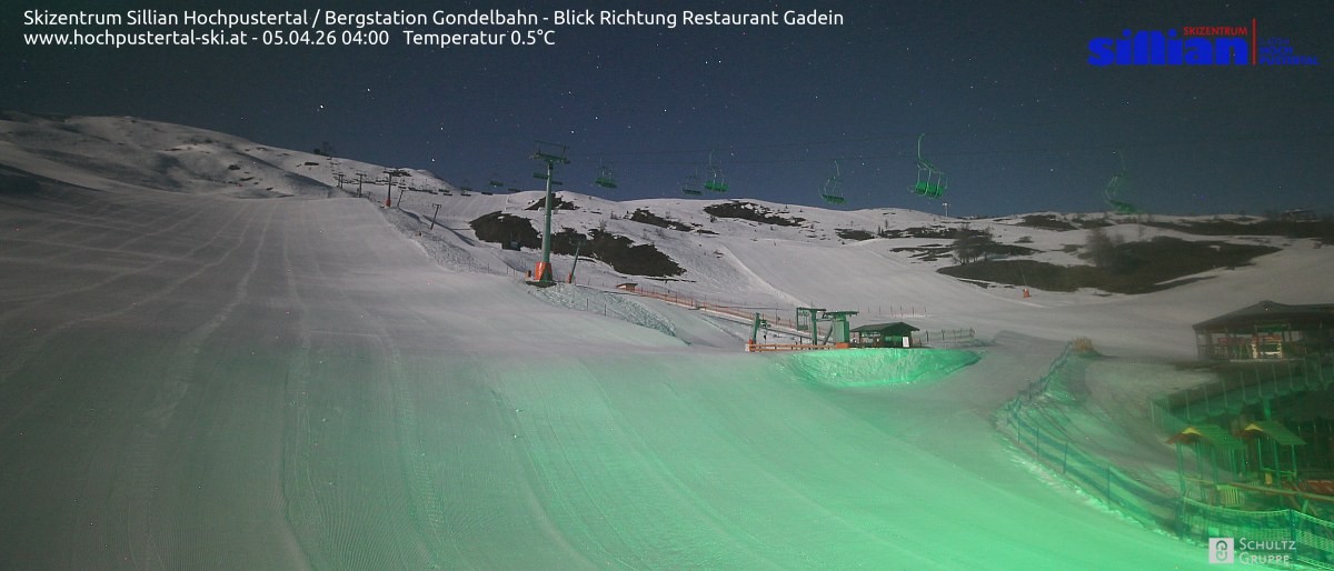 Archiv Foto Webcam Bergstation Gondelbahn in Sillian