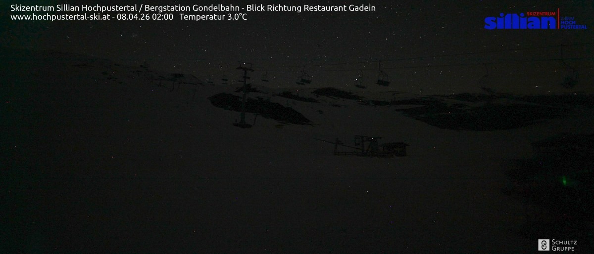 Archiv Foto Webcam Bergstation Gondelbahn in Sillian