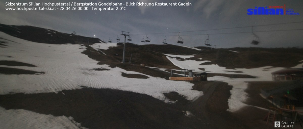 Archiv Foto Webcam Bergstation Gondelbahn in Sillian