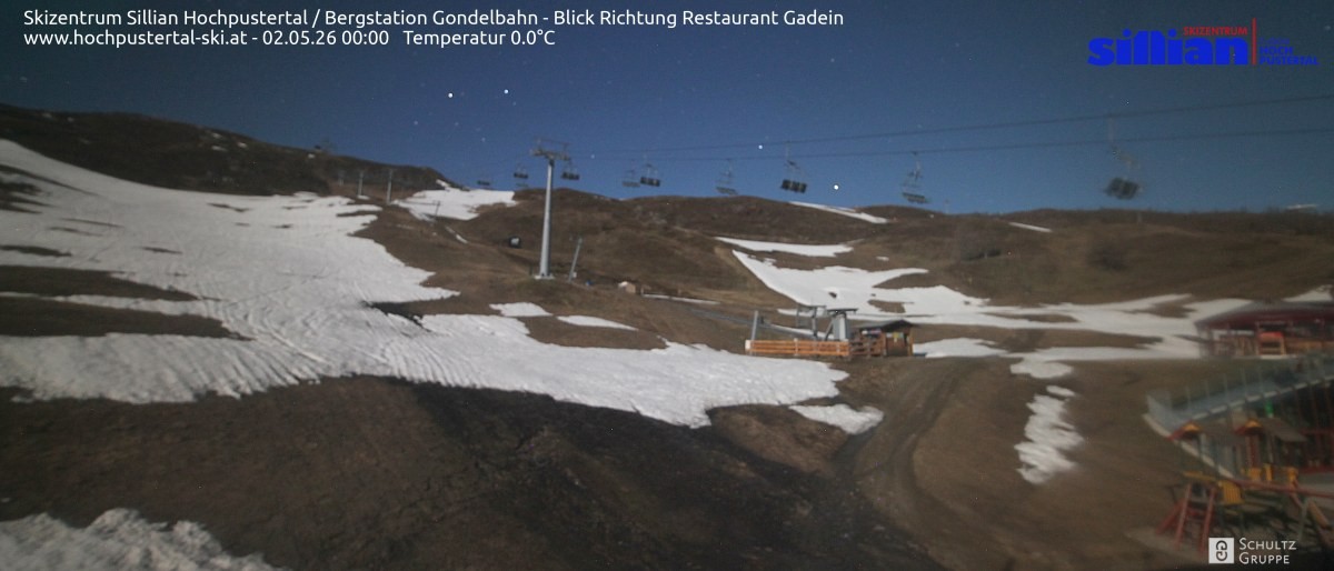 Archiv Foto Webcam Bergstation Gondelbahn in Sillian