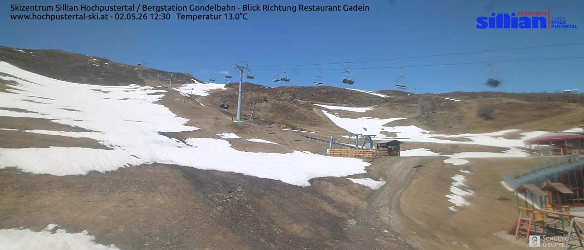 Archiv Foto Webcam Bergstation Gondelbahn in Sillian