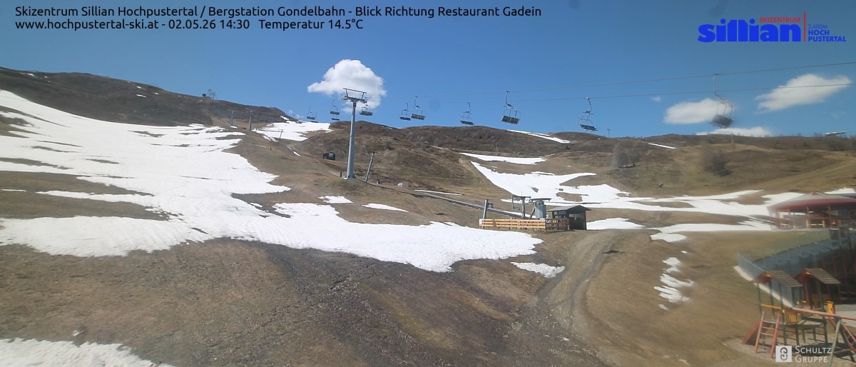 Archiv Foto Webcam Bergstation Gondelbahn in Sillian