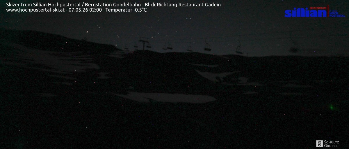 Archiv Foto Webcam Bergstation Gondelbahn in Sillian