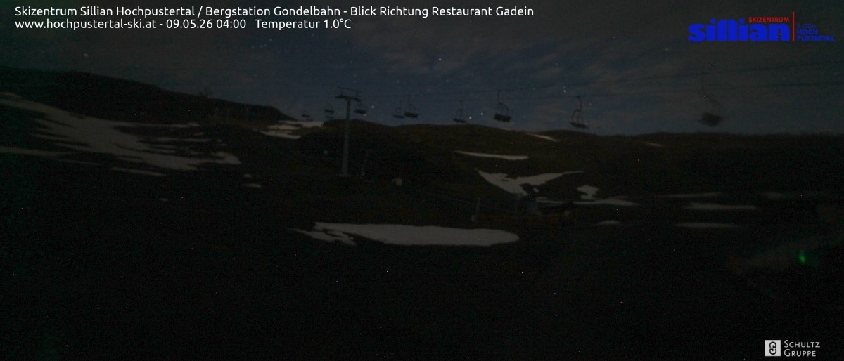 Archiv Foto Webcam Bergstation Gondelbahn in Sillian