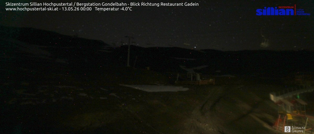 Archiv Foto Webcam Bergstation Gondelbahn in Sillian
