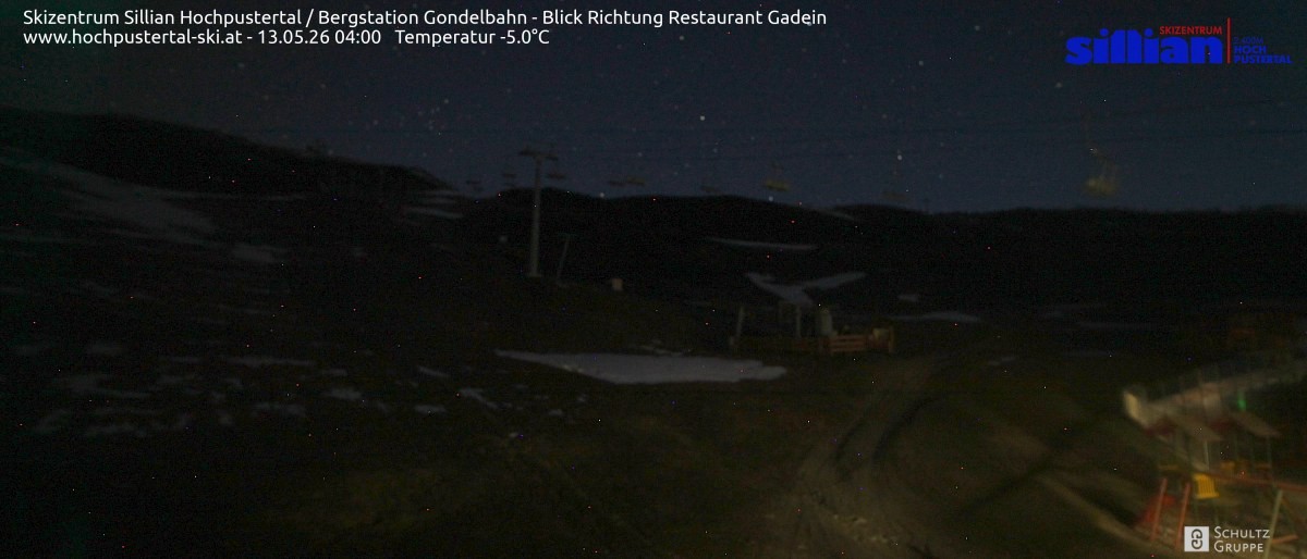 Archiv Foto Webcam Bergstation Gondelbahn in Sillian