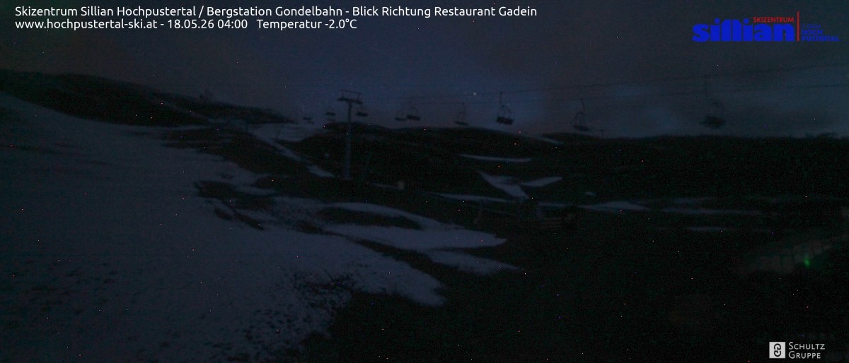 Archiv Foto Webcam Bergstation Gondelbahn in Sillian