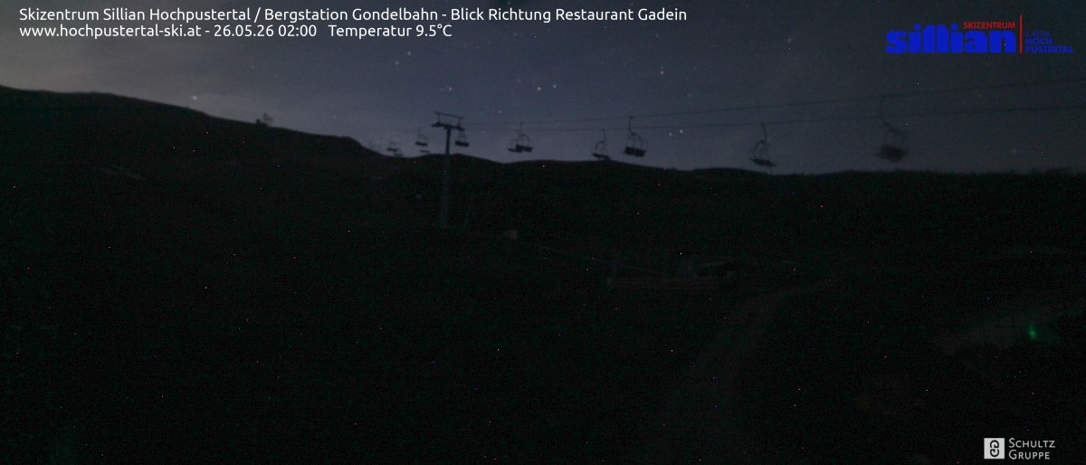 Archiv Foto Webcam Bergstation Gondelbahn in Sillian