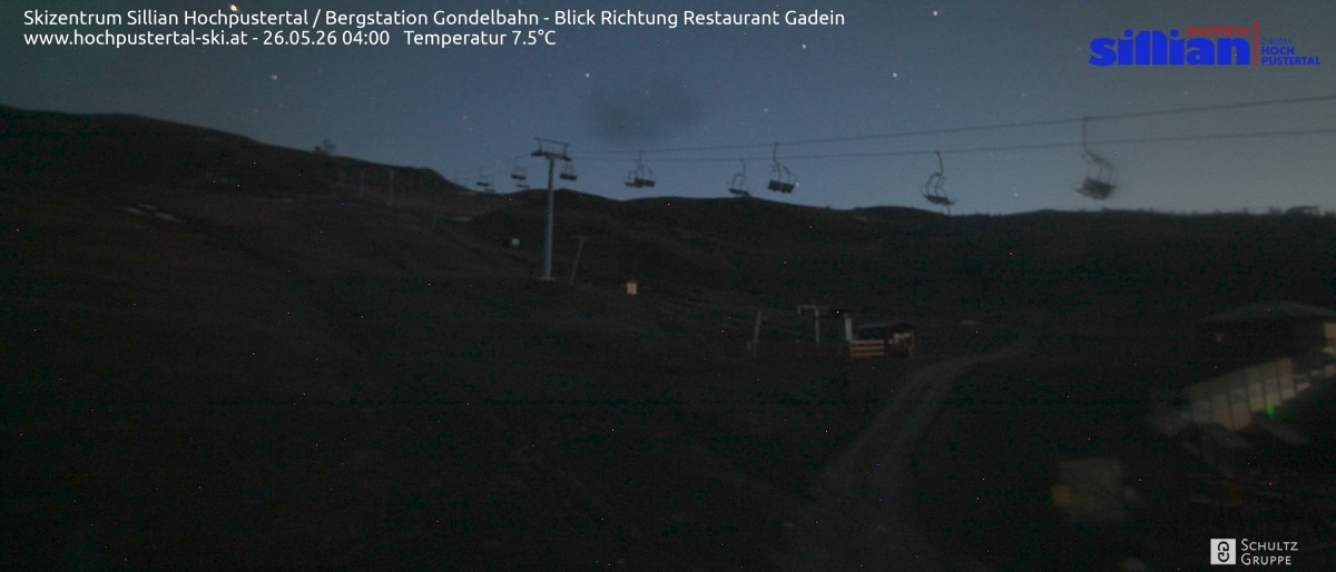 Archiv Foto Webcam Bergstation Gondelbahn in Sillian