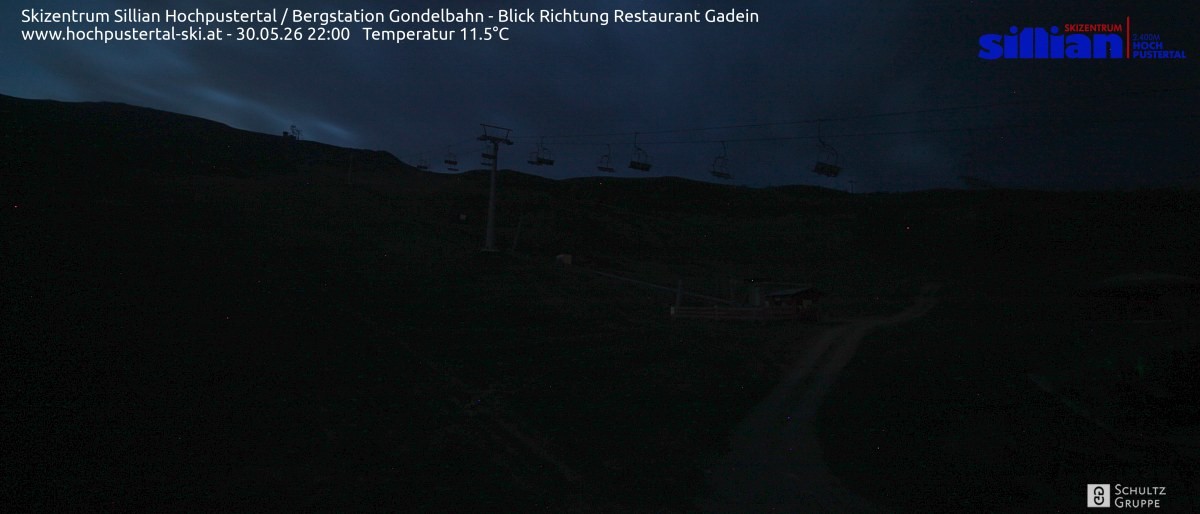 Archiv Foto Webcam Bergstation Gondelbahn in Sillian