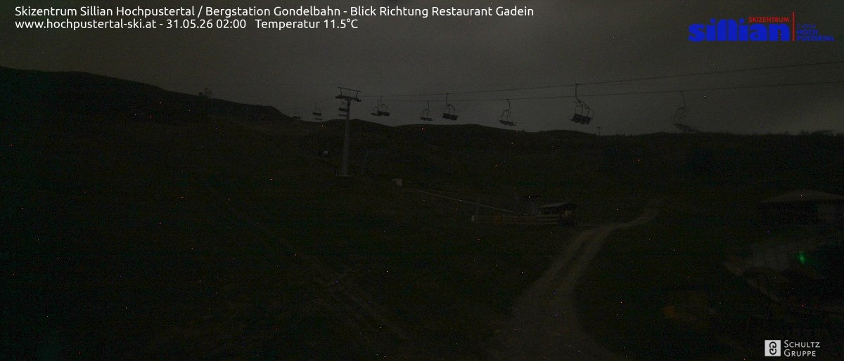 Archiv Foto Webcam Bergstation Gondelbahn in Sillian