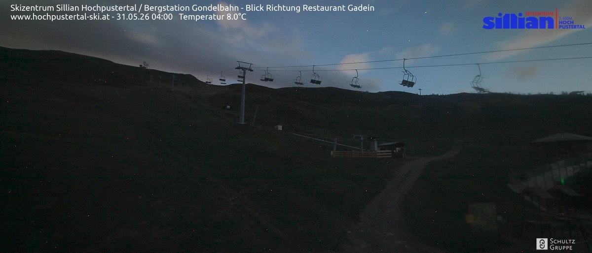 Archiv Foto Webcam Bergstation Gondelbahn in Sillian