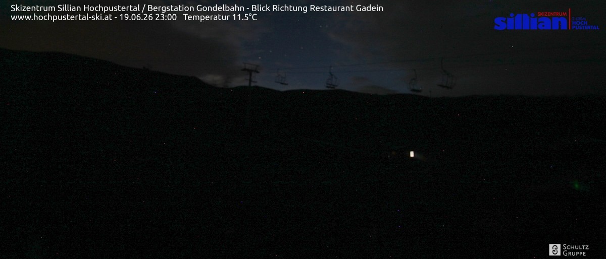 Archiv Foto Webcam Bergstation Gondelbahn in Sillian