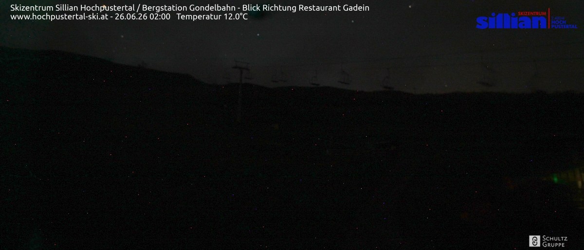 Archiv Foto Webcam Bergstation Gondelbahn in Sillian