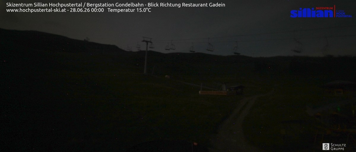 Archiv Foto Webcam Bergstation Gondelbahn in Sillian
