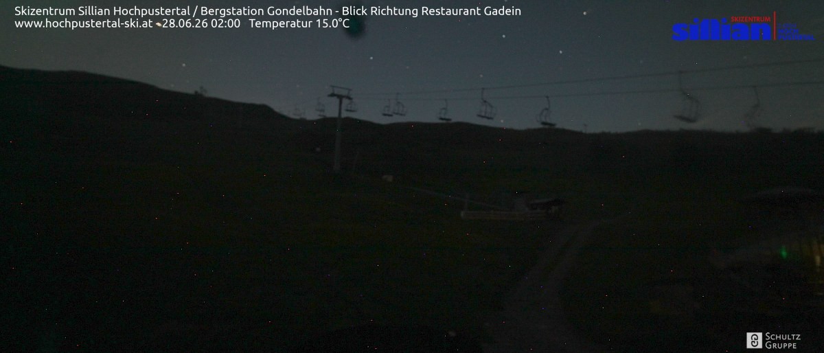 Archiv Foto Webcam Bergstation Gondelbahn in Sillian