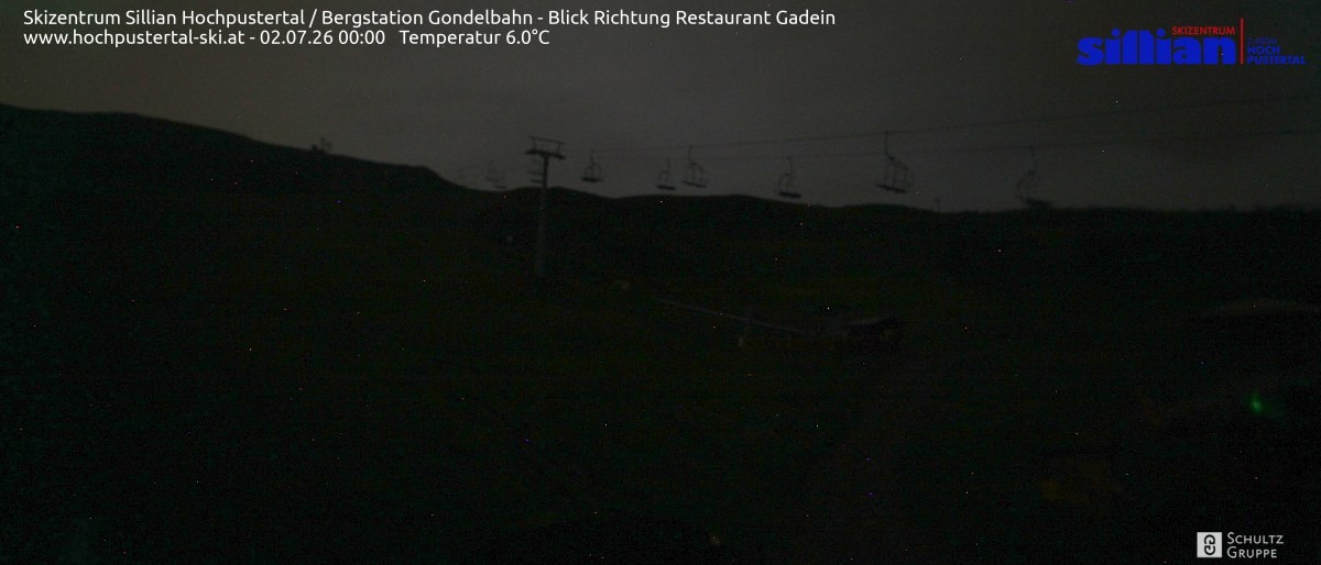 Archiv Foto Webcam Bergstation Gondelbahn in Sillian