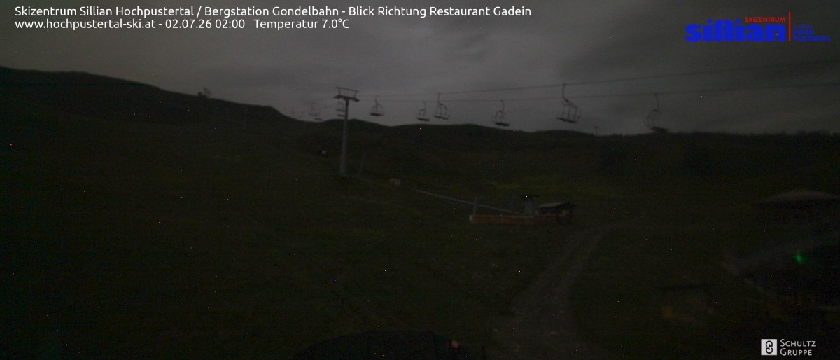 Archiv Foto Webcam Bergstation Gondelbahn in Sillian