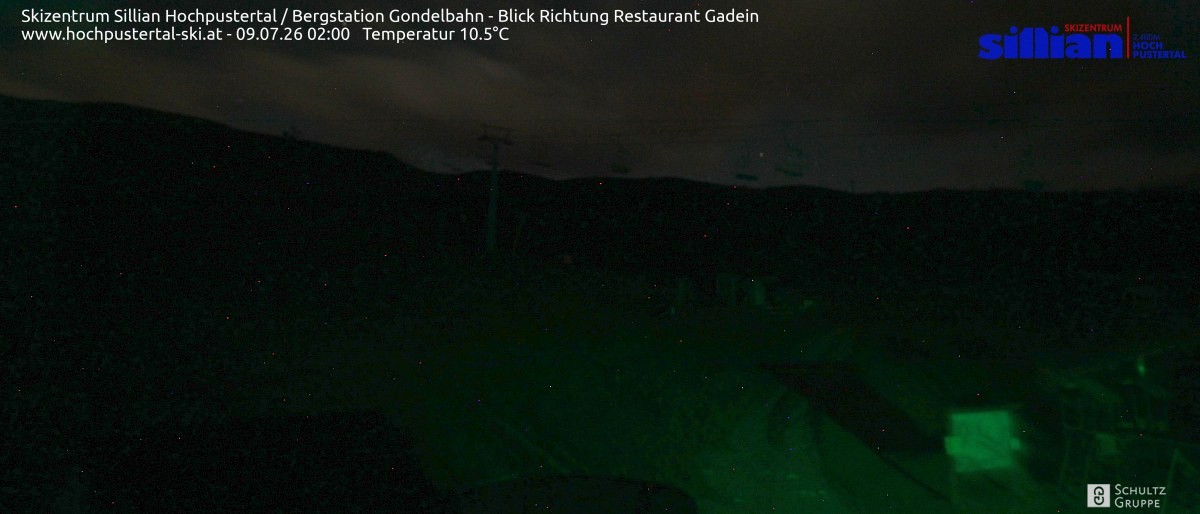 Archiv Foto Webcam Bergstation Gondelbahn in Sillian
