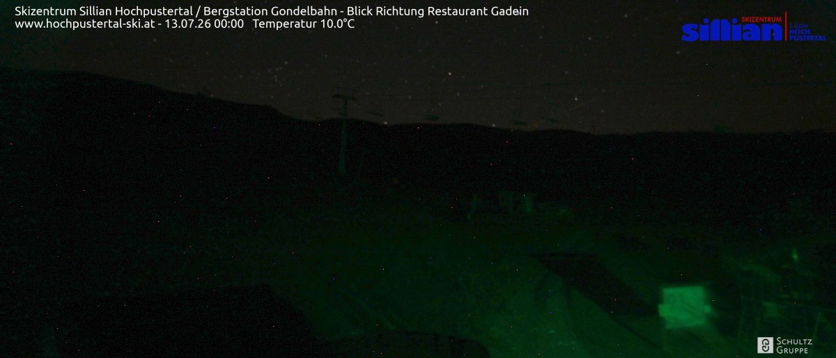 Archiv Foto Webcam Bergstation Gondelbahn in Sillian