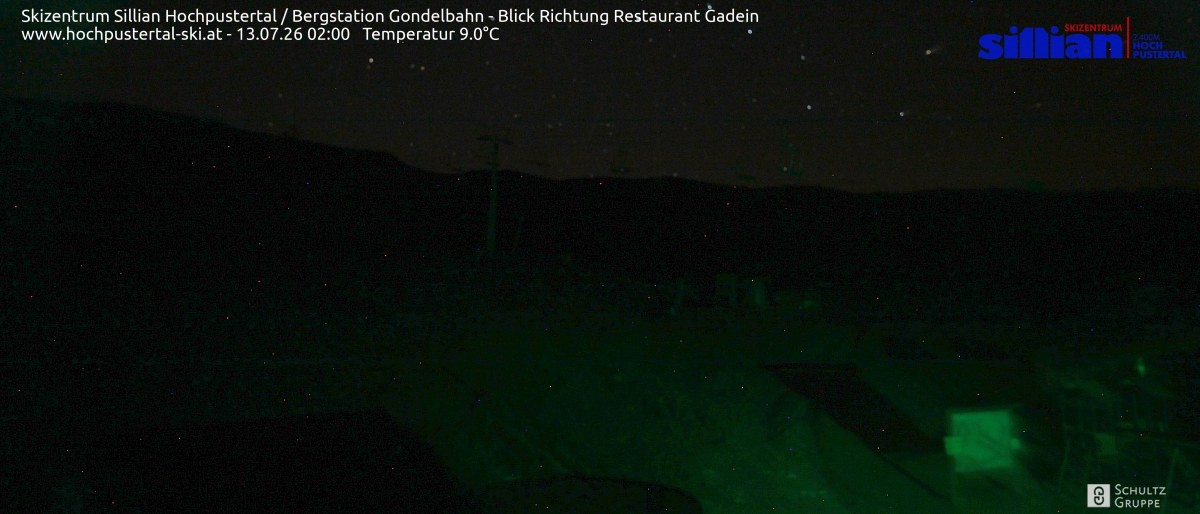 Archiv Foto Webcam Bergstation Gondelbahn in Sillian