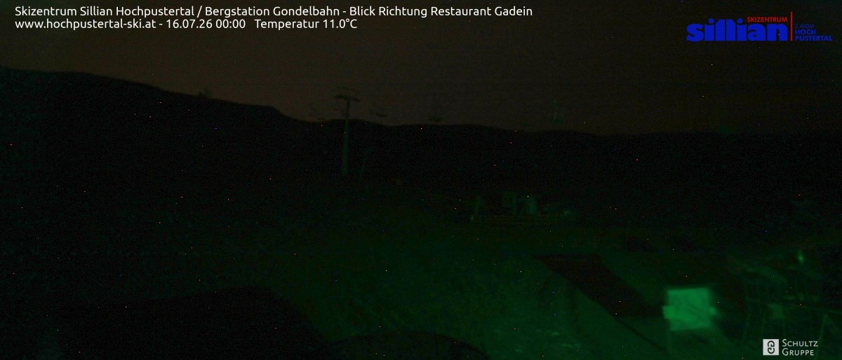 Archiv Foto Webcam Bergstation Gondelbahn in Sillian