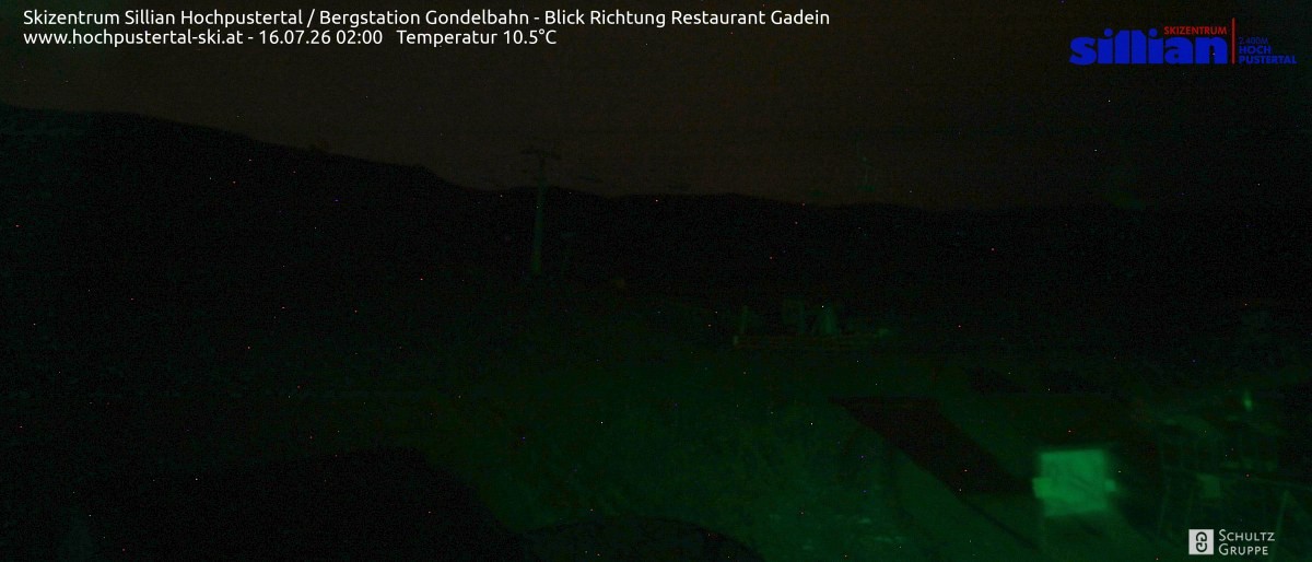 Archiv Foto Webcam Bergstation Gondelbahn in Sillian