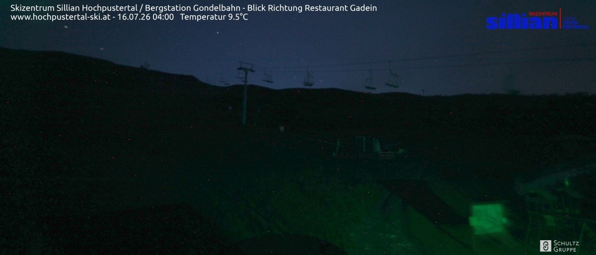 Archiv Foto Webcam Bergstation Gondelbahn in Sillian