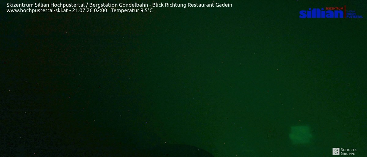 Archiv Foto Webcam Bergstation Gondelbahn in Sillian
