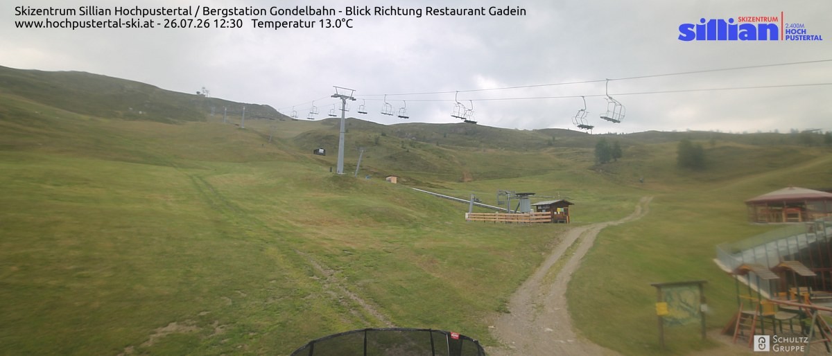 Archiv Foto Webcam Bergstation Gondelbahn in Sillian