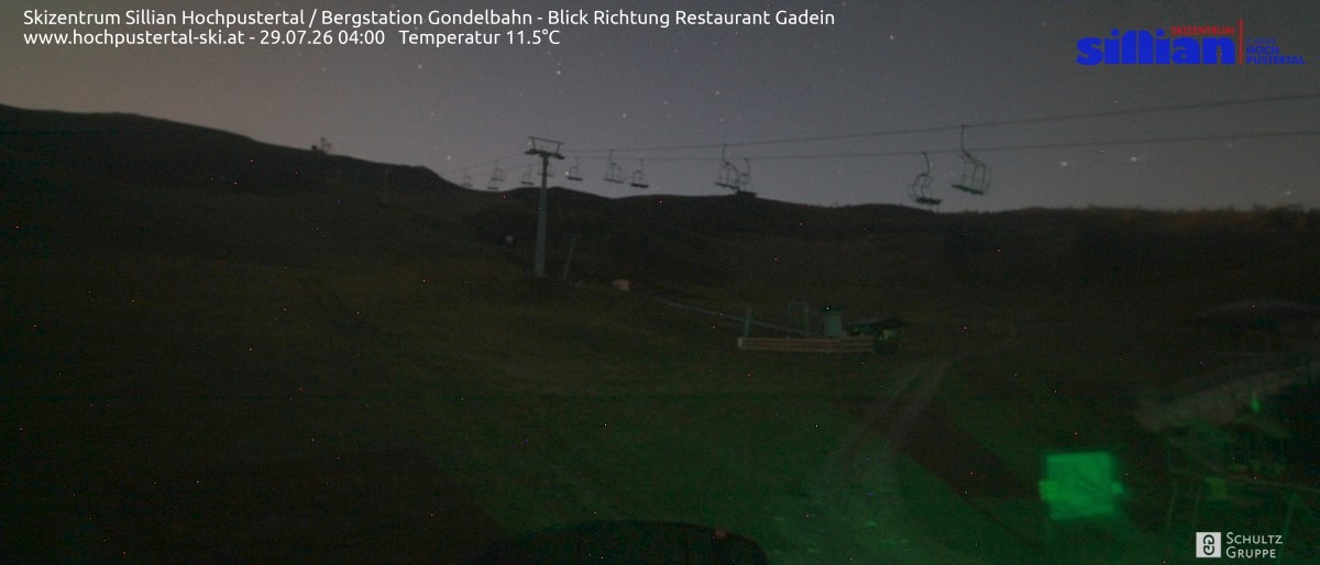 Archiv Foto Webcam Bergstation Gondelbahn in Sillian