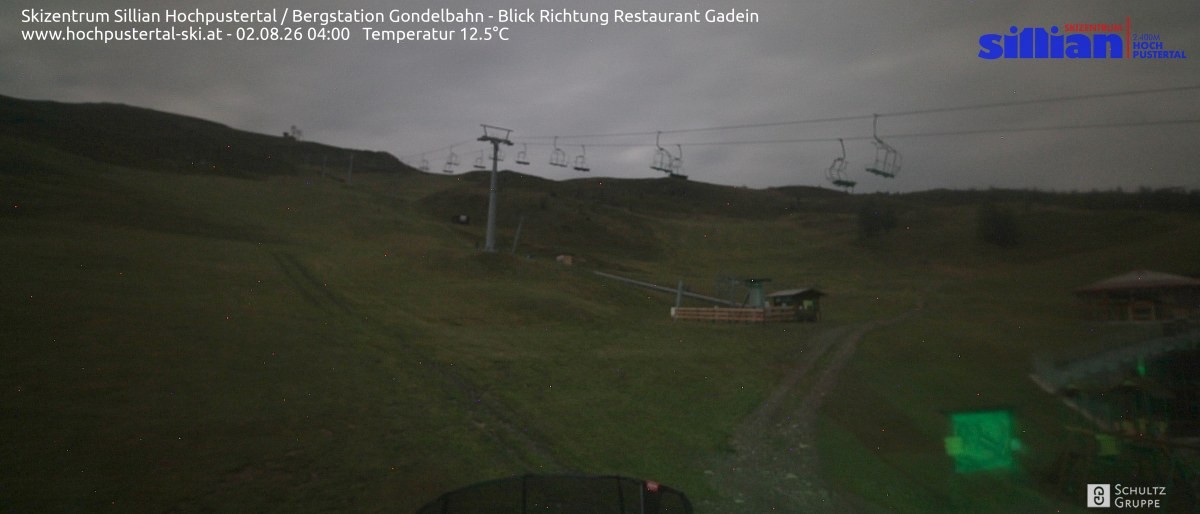 Archiv Foto Webcam Bergstation Gondelbahn in Sillian