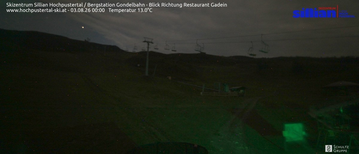 Archiv Foto Webcam Bergstation Gondelbahn in Sillian