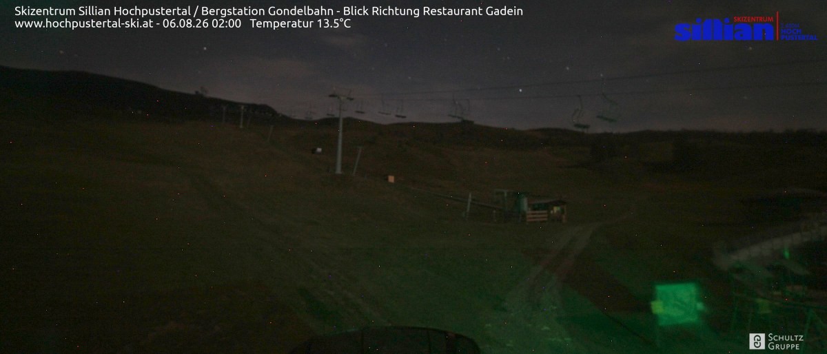 Archiv Foto Webcam Bergstation Gondelbahn in Sillian