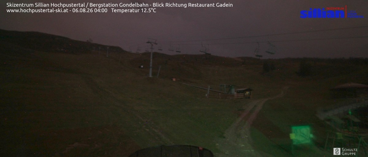 Archiv Foto Webcam Bergstation Gondelbahn in Sillian