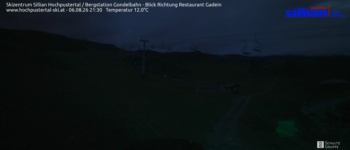 Archiv Foto Webcam Bergstation Gondelbahn in Sillian