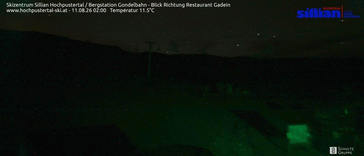 Archiv Foto Webcam Bergstation Gondelbahn in Sillian