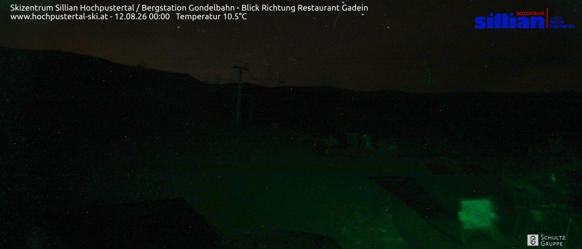 Archiv Foto Webcam Bergstation Gondelbahn in Sillian