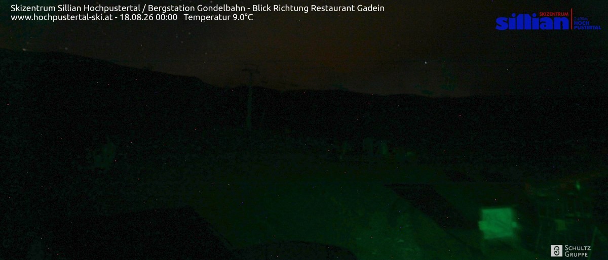 Archiv Foto Webcam Bergstation Gondelbahn in Sillian