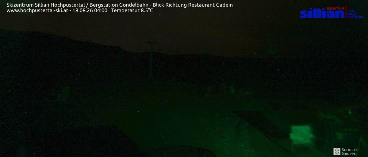 Archiv Foto Webcam Bergstation Gondelbahn in Sillian