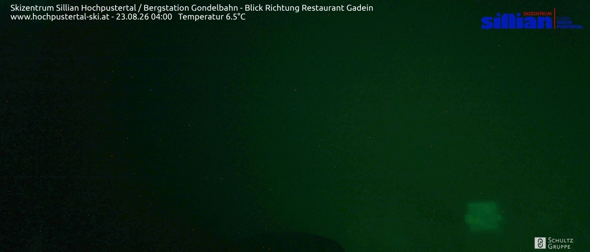 Archiv Foto Webcam Bergstation Gondelbahn in Sillian