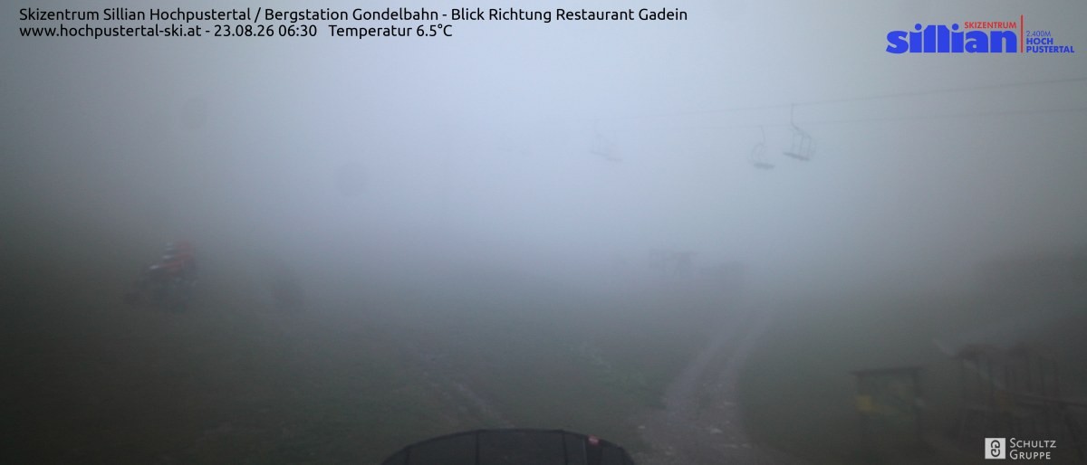 Archiv Foto Webcam Bergstation Gondelbahn in Sillian