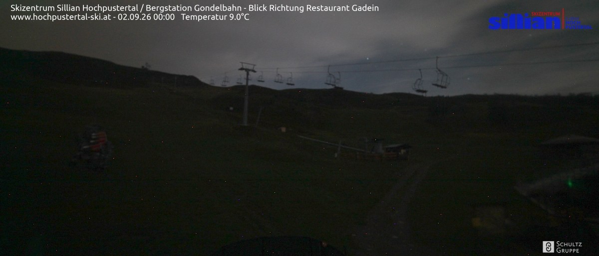 Archiv Foto Webcam Bergstation Gondelbahn in Sillian