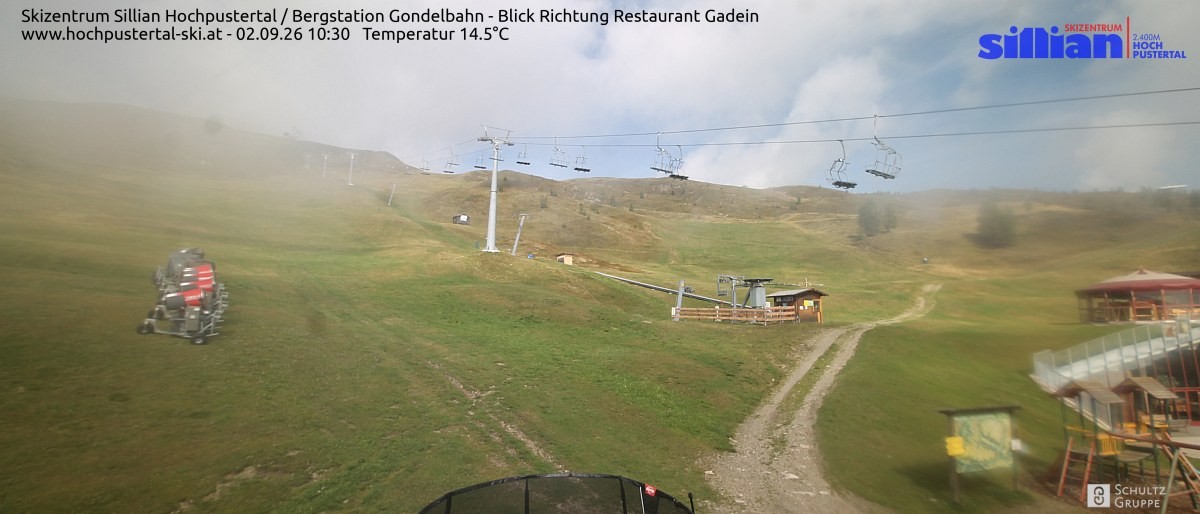 Archiv Foto Webcam Bergstation Gondelbahn in Sillian