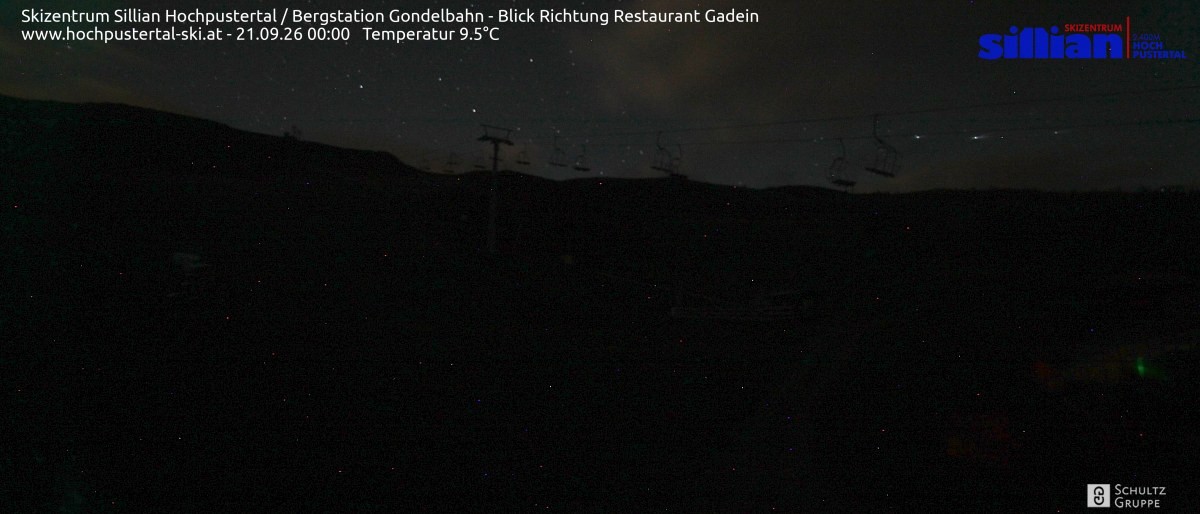 Archiv Foto Webcam Bergstation Gondelbahn in Sillian