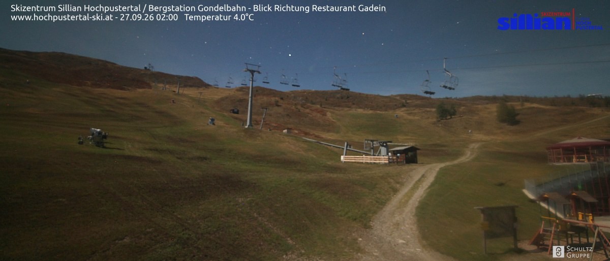 Archiv Foto Webcam Bergstation Gondelbahn in Sillian